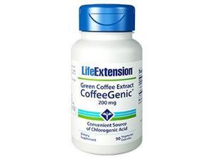 CoffeeGenic Green Coffee Extract 200 mg - Life Extension - 90 - VegCap CoffeeGenic Green Coffee Extract 200 mg - Life Extension - 90 - VegCap