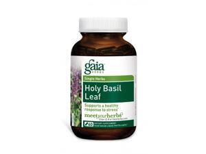 Holy Basil Leaf - Gaia Herbs - 120 - VegCap Holy Basil Leaf - Gaia Herbs - 120 - VegCap