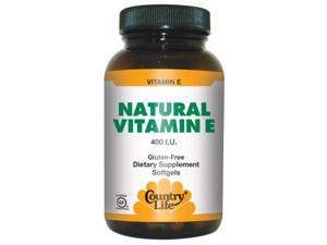 Vitamin E 400 IU - Country Life - 60 - Softgel Vitamin E 400 IU - Country Life - 60 - Softgel