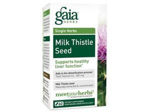 Milk Thistle Seed - Gaia Herbs - 60 - VegCap Milk Thistle Seed - Gaia Herbs - 60 - VegCap