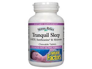 Stress-Relax Tranquil Sleep Chewables - Natural Factors - 120 - Tablet Stress-Relax Tranquil Sleep Chewables - Natural Factors - 120 - Tablet