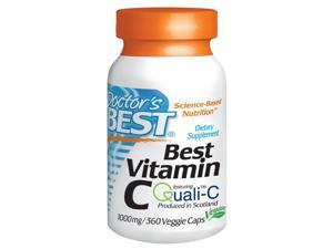 Best Vitamin C 1000 mg with Quali-C - 360 Veggie Capsules by Doctor's Best Best Vitamin C 1000 mg with Quali-C - 360 Veggie Capsules by Doctor's Best