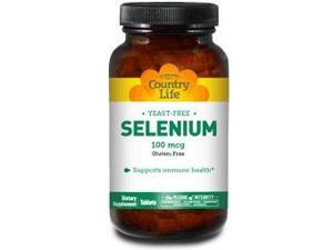 Selenium 100mcg Yeast Free - Country Life - 90 - Tablet Selenium 100mcg Yeast Free - Country Life - 90 - Tablet