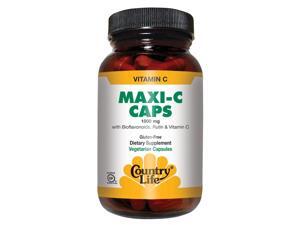 Maxi C Caps 1000mg With Rutin and Bioflavonoids - Country Life - 180 - Capsule Maxi C Caps 1000mg With Rutin and Bioflavonoids - Country Life - 180 - Capsule