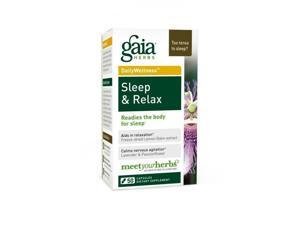 Sleep & Relax - Gaia Herbs - 50 - VegCap Sleep & Relax - Gaia Herbs - 50 - VegCap