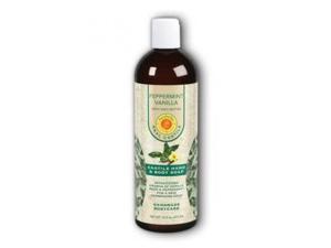 Peppermint Vanilla Liquid Soap Natural - Sunfeather - 16 oz - Liquid Peppermint Vanilla Liquid Soap Natural - Sunfeather - 16 oz - Liquid