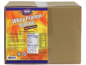 Whey Protein Isolate Dutch Chocolate - Now Foods - 10 lbs - Powder Whey Protein Isolate Dutch Chocolate - Now Foods - 10 lbs - Powder