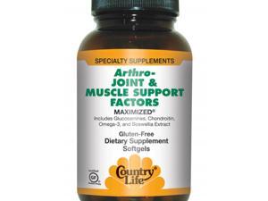 Arthro-Joint & Muscle Relief Factors - Country Life - 60 - Softgel Arthro-Joint & Muscle Relief Factors - Country Life - 60 - Softgel
