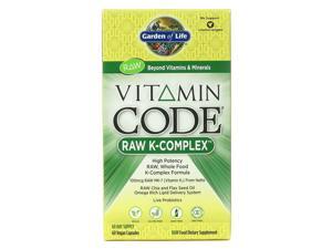 Vitamin Code K Complete - Garden of Life - 60 - Capsule Vitamin Code K Complete - Garden of Life - 60 - Capsule