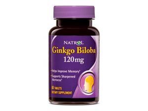 Ginkgo Biloba Extract 120mg - Natrol - 60 - Capsule Ginkgo Biloba Extract 120mg - Natrol - 60 - Capsule