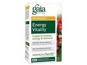 Energy and Vitality - Gaia Herbs - 60 - VegCap Energy and Vitality - Gaia Herbs - 60 - VegCap