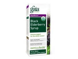 Black Elderberry Syrup - Gaia Herbs - 5.4 oz - Liquid Black Elderberry Syrup - Gaia Herbs - 5.4 oz - Liquid