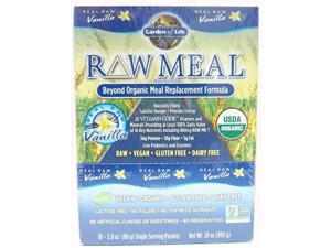 Raw Organic Meal - Vanilla - Garden of Life - 10 - Pack Raw Organic Meal - Vanilla - Garden of Life - 10 - Pack