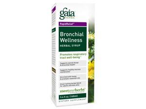 Bronchial Wellness Herbal Syrup - Gaia Herbs - 5.4 oz - Liquid Bronchial Wellness Herbal Syrup - Gaia Herbs - 5.4 oz - Liquid