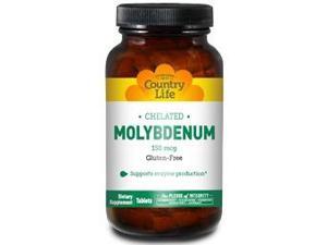 Chelated Molybdenum 150mcg - Country Life - 100 - Tablet Chelated Molybdenum 150mcg - Country Life - 100 - Tablet