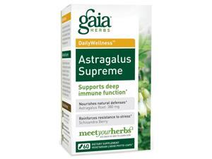 Astragalus Supreme - Gaia Herbs - 60 - VegCap Astragalus Supreme - Gaia Herbs - 60 - VegCap
