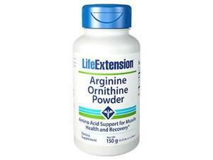 L-Arginine/L-Ornithine HCL Powder - Life Extension - 150 g - Powder L-Arginine/L-Ornithine HCL Powder - Life Extension - 150 g - Powder