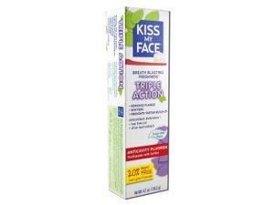 Toothpaste Triple Action-Anticavity - Kiss My Face - 4.1 oz - Paste Toothpaste Triple Action-Anticavity - Kiss My Face - 4.1 oz - Paste