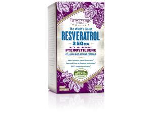 Resveratrol 250mg w/ Pterostilbene - Reserveage - 60 - Capsule Resveratrol 250mg w/ Pterostilbene - Reserveage - 60 - Capsule