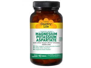 Magnesium-Potassium-Aspartate - Country Life - 90 - Tablet Magnesium-Potassium-Aspartate - Country Life - 90 - Tablet