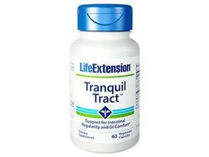Life Extension Tranquil Tract 60 Vegetarian Capsules - Support for Intestinal Regularity and GI Comfort Life Extension Tranquil Tract 60 Vegetarian Capsules - Support for Intestinal Regularity and GI Comfort