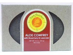 Aloe & Comfrey Soap - Sunfeather - 4.3 oz - Bar Soap Aloe & Comfrey Soap - Sunfeather - 4.3 oz - Bar Soap