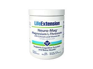 Neuro-Mag Magnesium L-Threonate Powder (W/Calcium and Vit D) - Life Extension - 225 g - Powder Neuro-Mag Magnesium L-Threonate Powder (W/Calcium and Vit D) - Life Extension - 225 g - Powder
