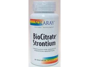 BioCitrate Strontium - Solaray - 60 - VegCap BioCitrate Strontium - Solaray - 60 - VegCap