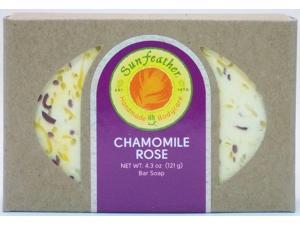 Chamomile Rose Soap - Sunfeather - 4.3 oz - Bar Soap Chamomile Rose Soap - Sunfeather - 4.3 oz - Bar Soap