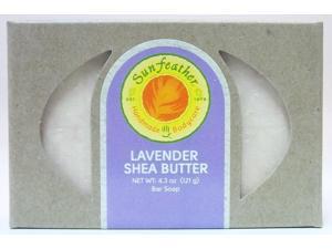 Lavender Shea Butter Soap - Sunfeather - 4.3 oz - Bar Soap Lavender Shea Butter Soap - Sunfeather - 4.3 oz - Bar Soap