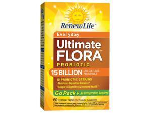Ultimate Flora Everyday Probiotic Go Pack 15 Billion (Formerly RTS Daily) - Renew Life - 60 - VegCap Ultimate Flora Everyday Probiotic Go Pack 15 Billion (Formerly RTS Daily) - Renew Life - 60 - VegCap