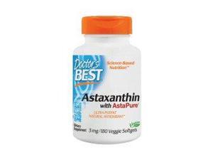 Astaxanthin (3mg) - Doctors Best - 180 - Vegi Softgel Astaxanthin (3mg) - Doctors Best - 180 - Vegi Softgel