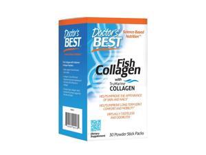 Fish Collagen with TruMarine Collagen - Doctors Best - 30 Stick Packs - Powder Fish Collagen with TruMarine Collagen - Doctors Best - 30 Stick Packs - Powder