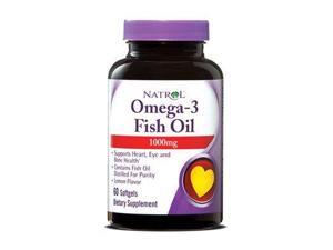 Omega-3 Fish Oil 1000mg - Natrol - 60 - Softgel Omega-3 Fish Oil 1000mg - Natrol - 60 - Softgel