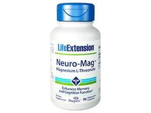 Neuro-Mag Magnesium L-Threonate - Life Extension - 90 - VegCap Neuro-Mag Magnesium L-Threonate - Life Extension - 90 - VegCap