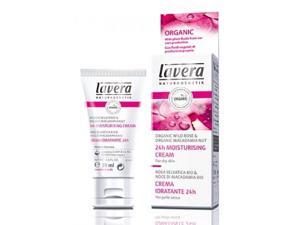 24HR Moisturizing Cream, Organic Wild Rose - Lavera Skin Care - 1 oz - Cream 24HR Moisturizing Cream, Organic Wild Rose - Lavera Skin Care - 1 oz - Cream