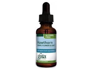 Hawthorn Berry Extract No Alcohol - Gaia Herbs - 1 oz - Liquid Hawthorn Berry Extract No Alcohol - Gaia Herbs - 1 oz - Liquid