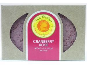 Cranberry Rose Soap - Sunfeather - 4.3 oz - Bar Soap Cranberry Rose Soap - Sunfeather - 4.3 oz - Bar Soap