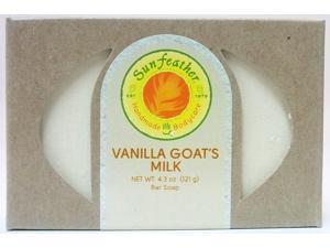 Vanilla Goat's Milk Soap - Sunfeather - 4.3 oz - Bar Soap Vanilla Goat's Milk Soap - Sunfeather - 4.3 oz - Bar Soap