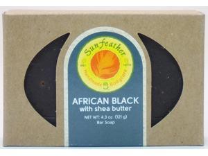 African Black Soap - Sunfeather - 4.3 oz - Bar Soap African Black Soap - Sunfeather - 4.3 oz - Bar Soap