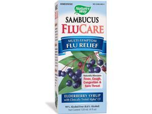Sambucus FluCare Syrup - Nature's Way - 4 oz - Liquid Sambucus FluCare Syrup - Nature's Way - 4 oz - Liquid