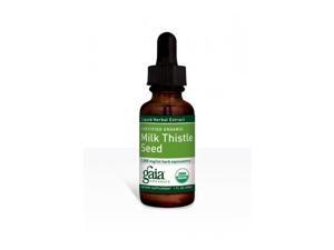 Milk Thistle Seed Certified Organic Extract - Gaia Herbs - 1 oz - Liquid Milk Thistle Seed Certified Organic Extract - Gaia Herbs - 1 oz - Liquid