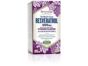 Resveratrol 500mg w/ Pterostilbene - Reserveage - 60 - Capsule Resveratrol 500mg w/ Pterostilbene - Reserveage - 60 - Capsule
