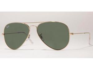 Ray Ban RB 3025 L0205 58mm Arista Gold/Green G-15 Unisex Aviator Sunglasses Ray Ban RB 3025 L0205 58mm Arista Gold/Green G-15 Unisex Aviator Sunglasses