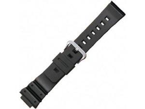 Casio 16mm Black Resin Genuine Replacement Strap (4349) Casio 16mm Black Resin Genuine Replacement Strap (4349)