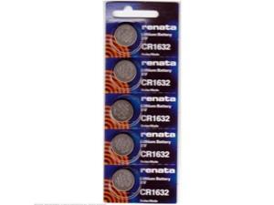 Renata CR1632 Lithium Battery 3V (5 Batteries Per Pack) Renata CR1632 Lithium Battery 3V (5 Batteries Per Pack)