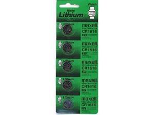 Maxell CR1616 Lithium Battery 3V (5 Batteries Per Pack) Maxell CR1616 Lithium Battery 3V (5 Batteries Per Pack)