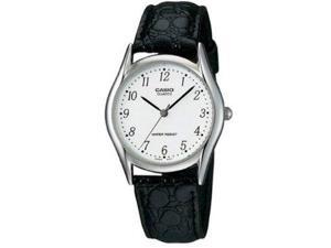 Casio #LTP1094E-7B Women's Leather Strap Fashion Easy Reader White Dial Analog Quartz Watch Casio #LTP1094E-7B Women's Leather Strap Fashion Easy Reader White Dial Analog Quartz Watch