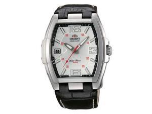 Orient #CERAL007W Men's Leather Strap Silver Tone Silver Dial Automatic Watch Orient #CERAL007W Men's Leather Strap Silver Tone Silver Dial Automatic Watch