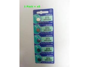 Sony Battery 373 SR916SW Silver 1.55V (5 Batteries Per Pack) Sony Battery 373 SR916SW Silver 1.55V (5 Batteries Per Pack)